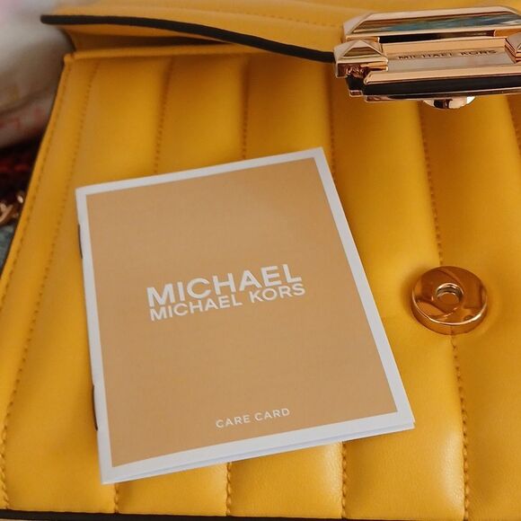 NWT Whitney Small Quilted Leather Convertible Shoulder Bag NWT - Picture 8 of 8